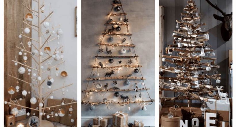 Những cây thông Noel cực đơn giản nhưng đầy ấn tượng