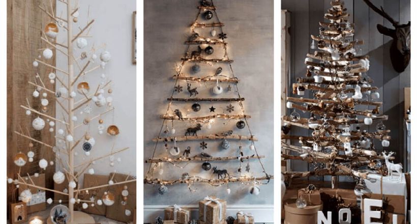 Những cây thông Noel cực đơn giản nhưng đầy ấn tượng