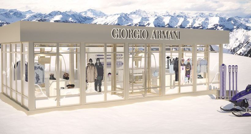 Giorgio Armani Neve mang thời trang tới một “đỉnh cao” mới