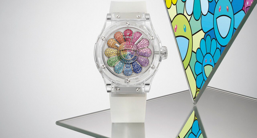 Takashi Murakami mang một "cầu vồng màu sắc” đến với Hublot Classic Fusion