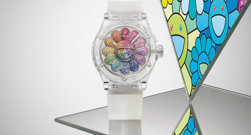 Takashi Murakami mang một "cầu vồng màu sắc” đến với Hublot Classic Fusion