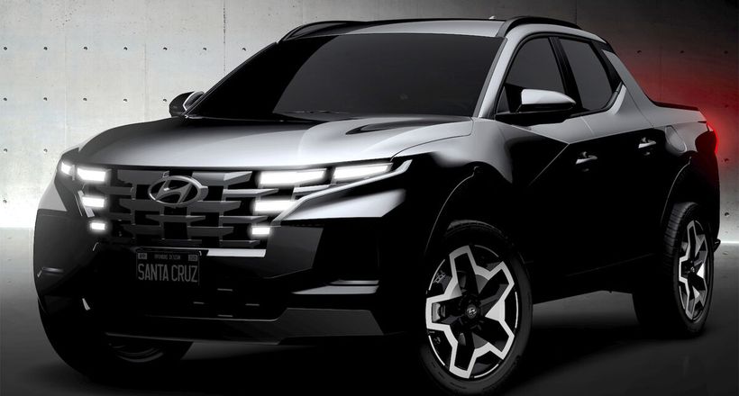 Xe bán tải của Hyundai lộ diện trước ngày ra mắt