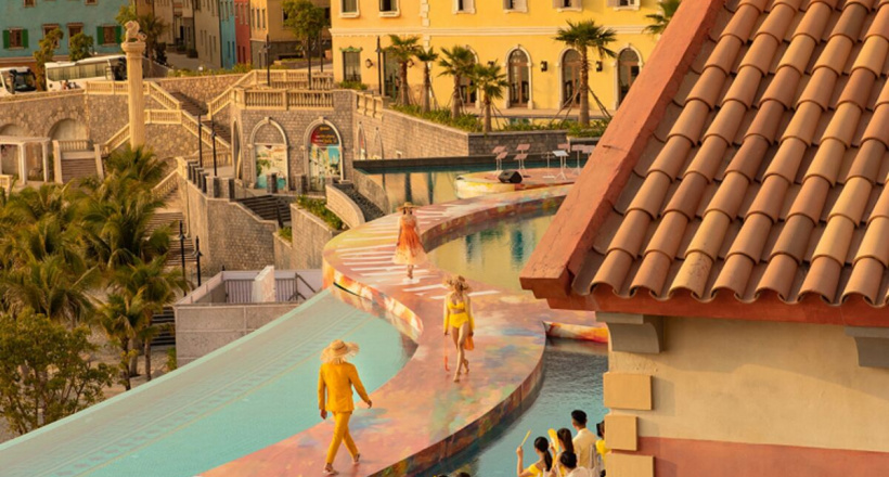 Bức tranh thiên nhiên, kiến trúc ở Fashion Voyage 3