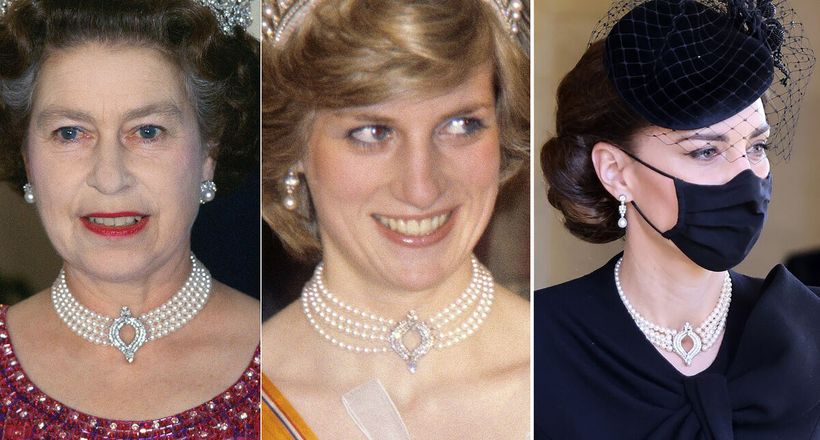 Công nương Kate Middleton sở hữu chiếc vòng ngọc trai ba thế hệ của Hoàng gia Anh
