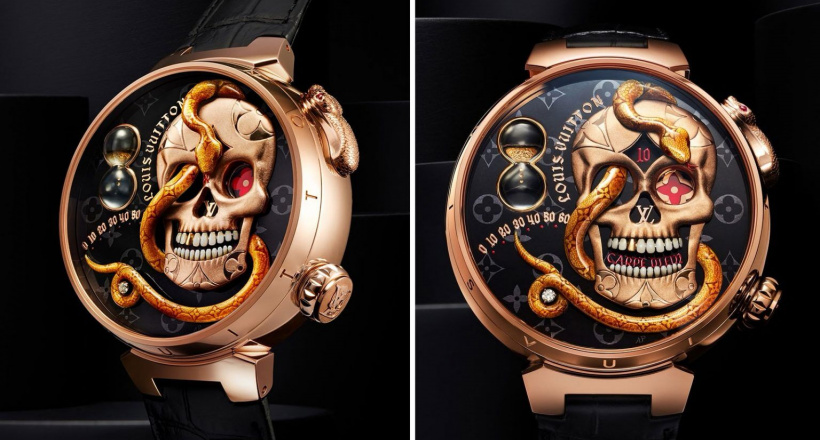 Louis Vuitton phô diễn tài nghệ đỉnh cao với đồng hồ Tambour Carpe Diem