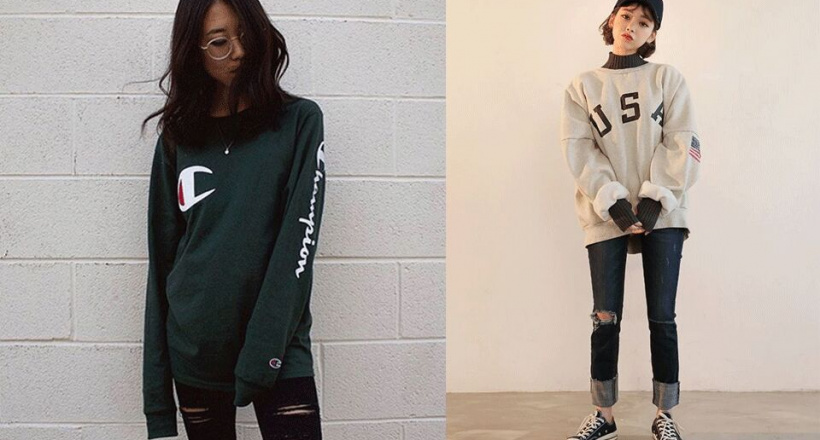Cách phối đồ chuẩn fashional với áo hoodie không mũ