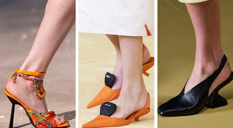 Giày đế gấp, sneaker lai... lên ngôi hè 2021