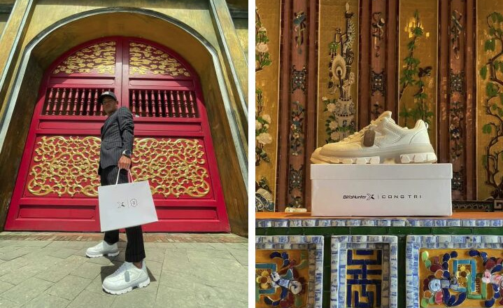 Sao Việt đồng loạt "đập hộp" siêu phẩm sneaker made in Vietnam