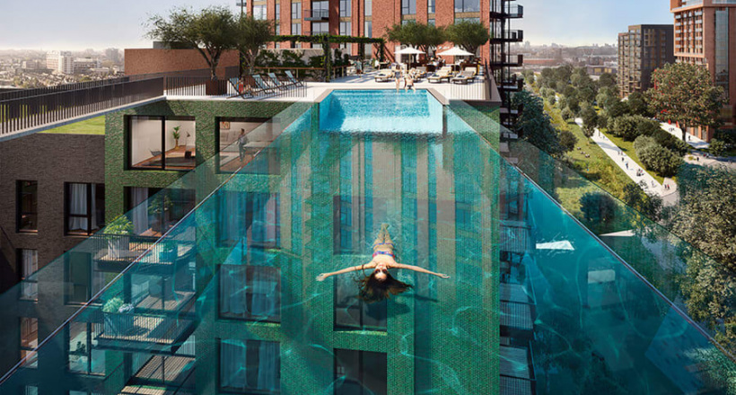 Bể bơi Acrylic không bệ đỡ lớn nhất thế giới