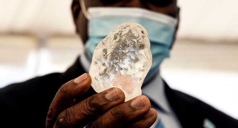 Viên kim cương lớn thứ ba thế giới đã được tìm thấy ở Botswana