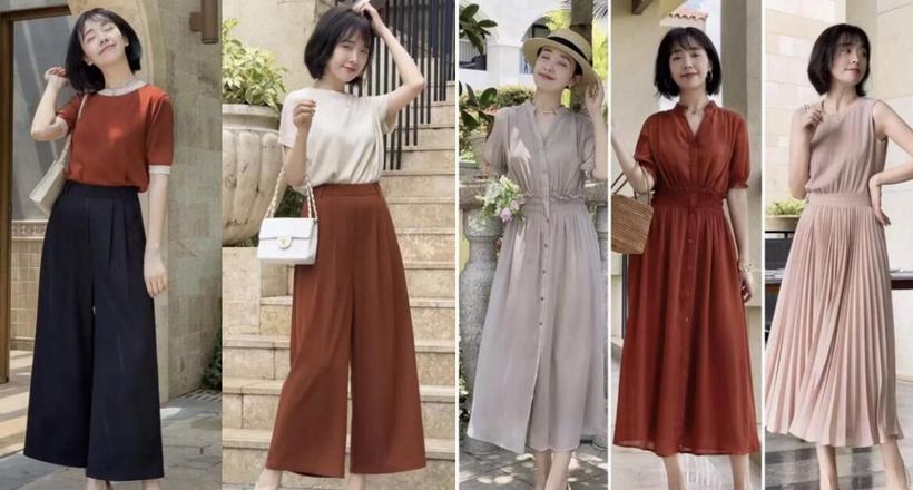 Outfit thời trang thanh lịch cho phụ nữ trung niên