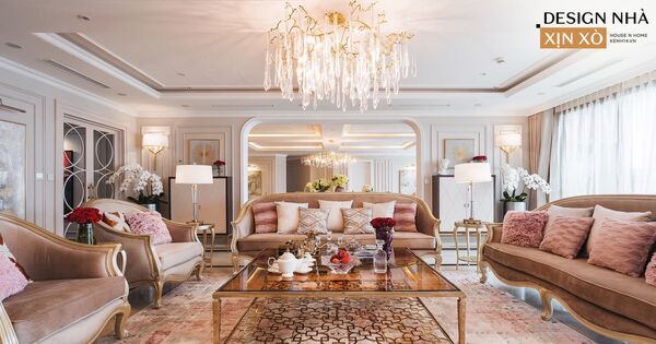 "Biệt thự trên không" rộng 300m2 của vợ chồng Hà Nội: Giá trị 13 tỷ đồng, phong cách tân cổ điển vừa sang vừa hút mắt