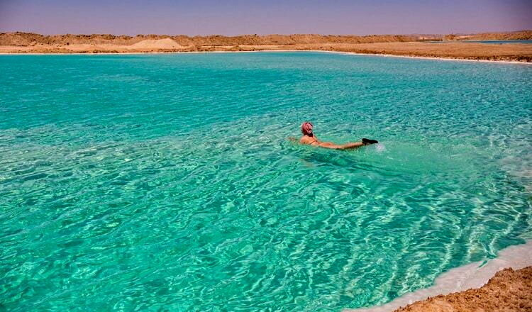 Cảnh tuyệt đẹp tại hồ muối Siwa Ai Cập - Nơi đặc biệt dành cho những người không biết bơi