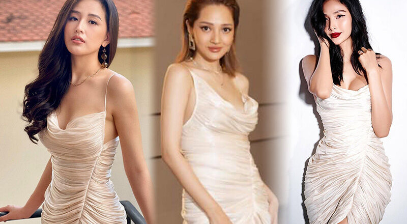 Chiếc váy tạo ra màn so kè body giữa 3 mỹ nhân Việt