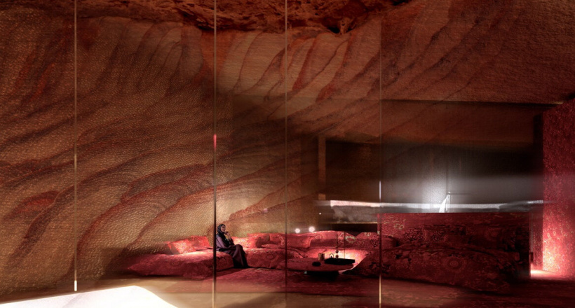 Resort chạm khắc tinh xảo ẩn mình giữa lòng sa mạc