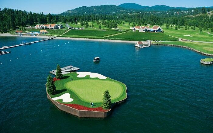 Chiêm ngưỡng sân golf “trôi” độc đáo nhất trên thế giới