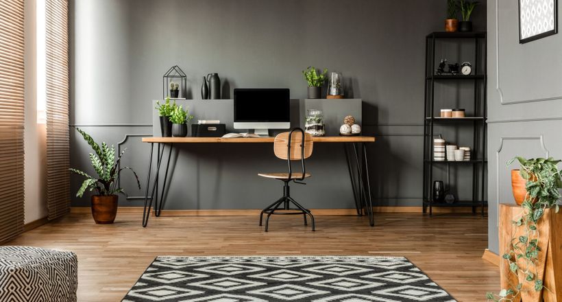 Thay áo mới cho phòng làm việc với những màu sơn ấn tượng