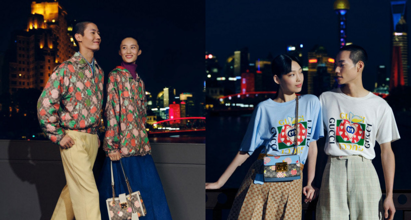 Gucci Les Pommes - Bộ sưu tập mừng lễ thất tịch đáng yêu với họa tiết quả táo