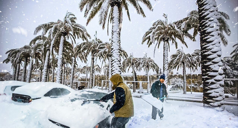 Bão tuyết giữa mùa hè ở Brazil