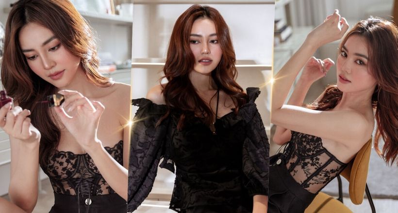 Lan Ngọc cực quyến rũ với corset ren