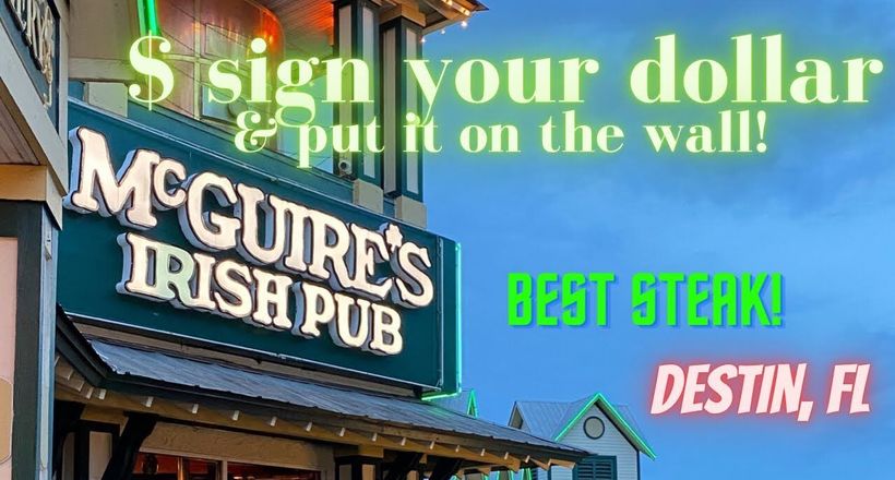 McGuire’s Irish Pub - Quán rượu được trang trí bằng gần 2 triệu USD tiền mặt