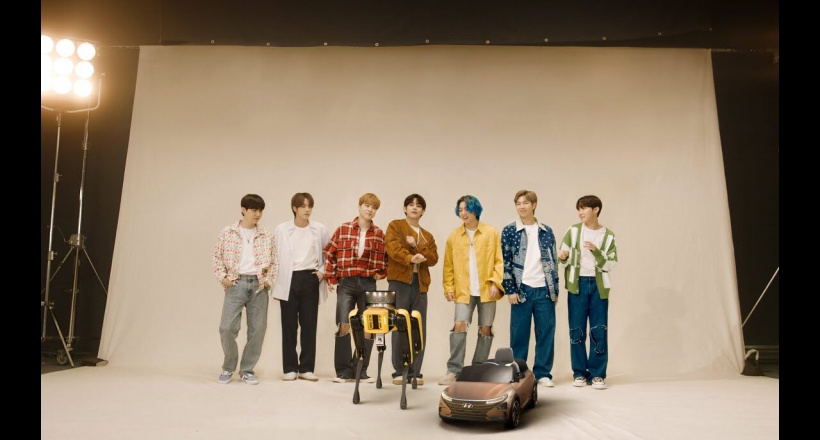 Màn phối hợp ăn ý của BTS và “các vũ công robot ” Spot