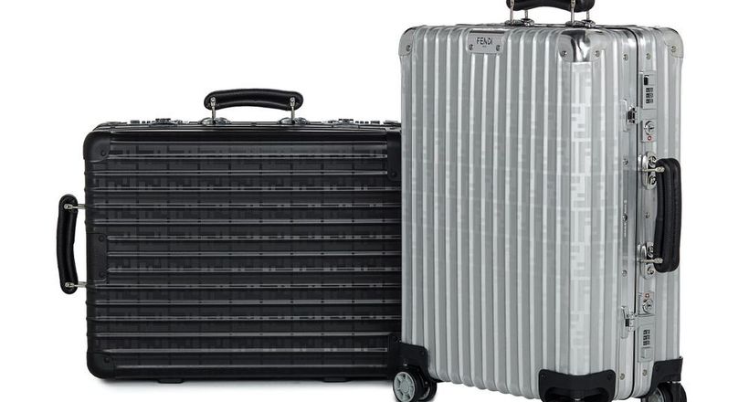 Mẫu vali RIMOWA biểu tượng được biến tấu với logo Fendi