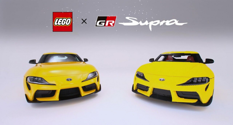 Toyota GR Supra được lắp từ 480.000 mảnh lego