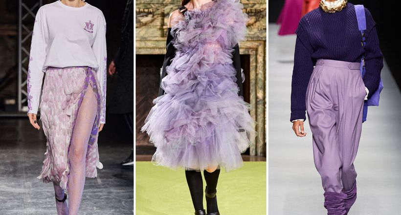 Tím lilac tiếp tục “làm mưa làm gió” làng thời trang