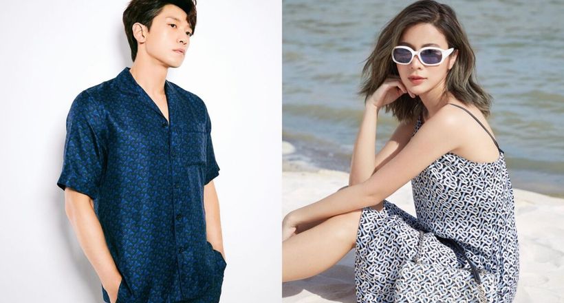 Họa tiết monogram mới của Burberry được các sao châu Á nhiệt tình lăng xê