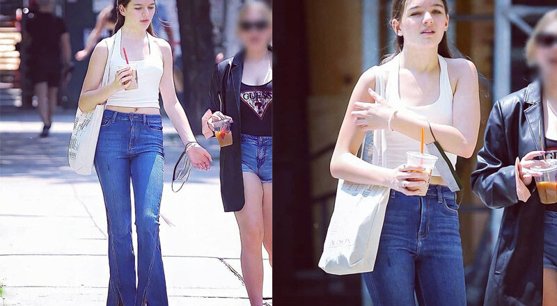 Con gái Tom Cruise ưa chuộng thời trang crop-top