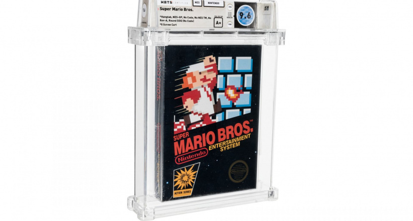 Game ’Super Mario Bros.1985’ được bán với giá kỷ lục 2 triệu USD