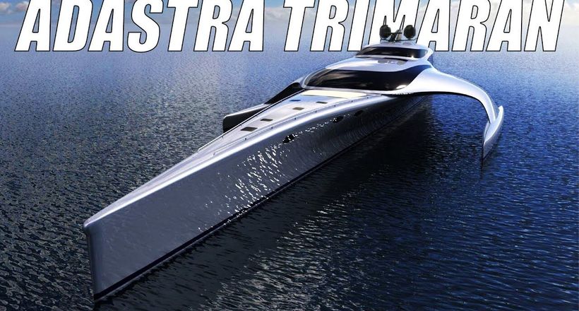 Nội thất xa xỉ bên trong siêu du thuyền ba thân Adastra