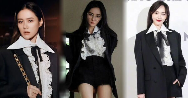 Đụng hàng xuyên biên giới trong trang phục của Valentino