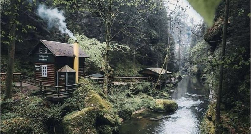 Chill hết nấc với những căn nhà gỗ nhỏ xinh ẩn mình giữa thiên nhiên