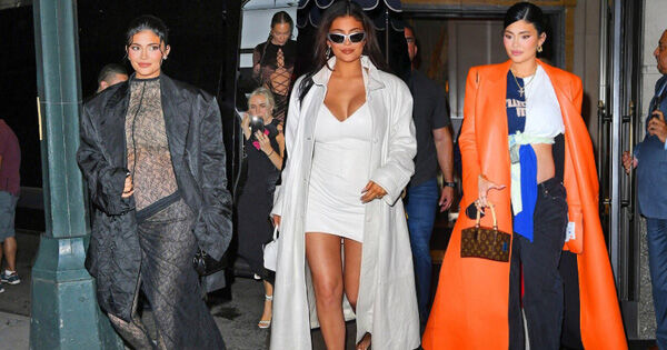 Thời trang mẹ bầu của Kylie Jenner khiến công chúng điên đảo