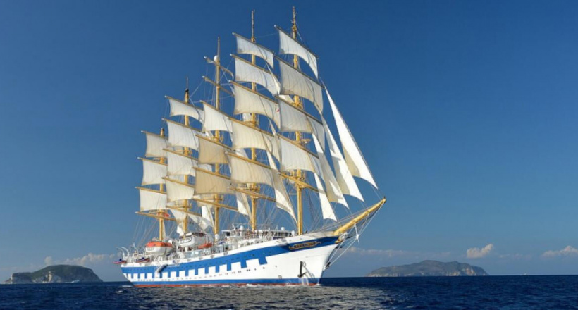 Có gì trên thuyền buồm lớn nhất thế giới mang tên Golden Horizon