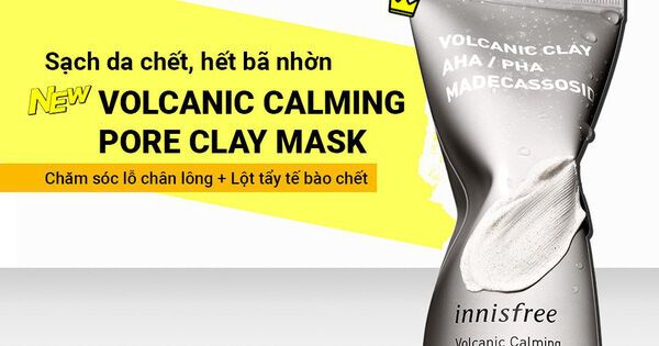 Sạch da chết, hết bã nhờn với mặt nạ núi lửa phiên bản mới ra mắt từ hãng mỹ phẩm đình đám Innisfree