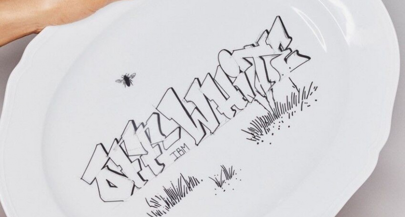 Off-White ™ hợp tác sản xuất bát đĩa sứ cùng Ginori 1735