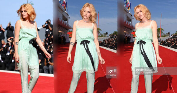 Kristen Stewart khiến công chúng vỡ òa vì makeup mặc dù mặc "đồ ngủ" lên thảm đỏ