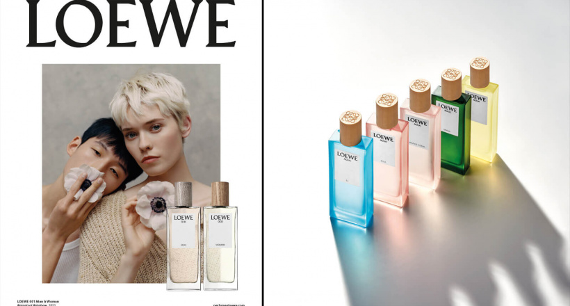 LOEWE ra mắt hương nước hoa SOLO cho ​​BST Botanical Rainbow