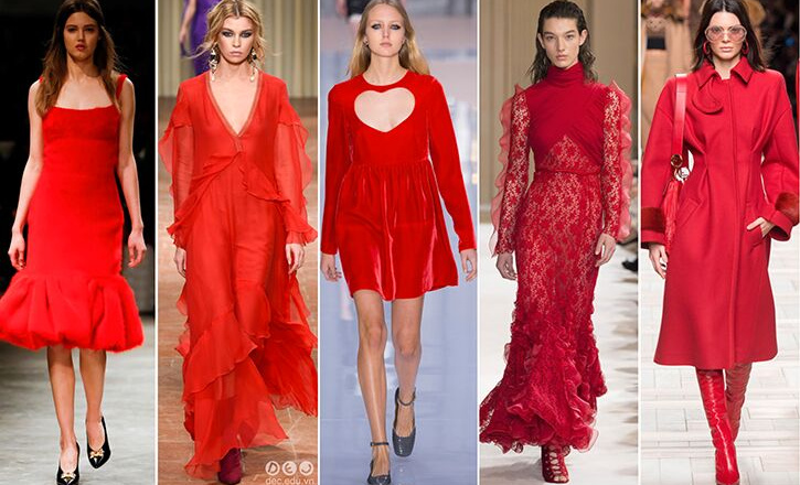 Màu "Đỏ" luôn thống trị sàn thời trang qua các mùa mốt