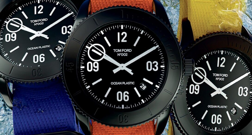 Tom Ford giới thiệu dòng đồng hồ từ nhựa đại dương tái chế đầu tiên trên thế giới