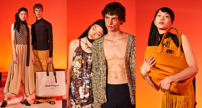 Salvatore Ferragamo mang "màu sắc Địa Trung Hải" cho BST mùa Xuân Hè 2022