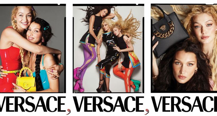 Đập tan tin đồn bất hoà, chị em nhà Hadid sánh vai trong chiến dịch quảng bá của Versace