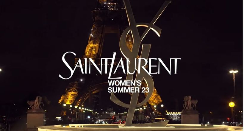Saint Laurent Xuân/Hè 2023: Nét quyến rũ của cô gái Pháp