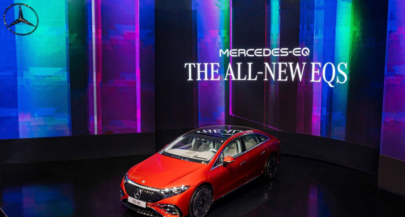 Sedan điện EQS của Mercedes-Benz tại Triển lãm ô tô Việt Nam 2022