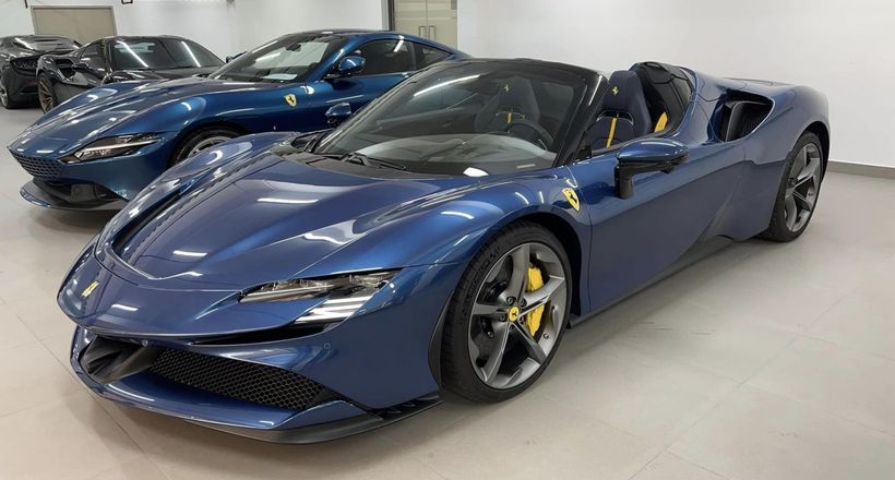 Cận cảnh Ferrari SF90 Spider của đại gia Cường "Đô-la"