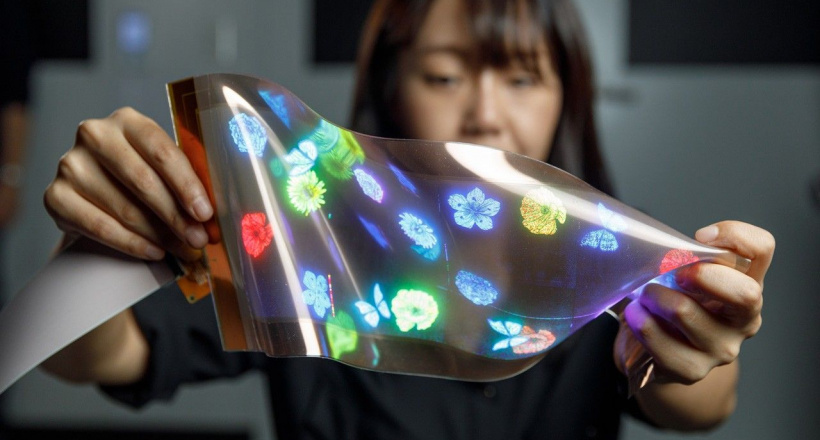 LG giới thiệu màn hình Rubbery có thể xoắn, gấp và kéo dài lên đến 20%