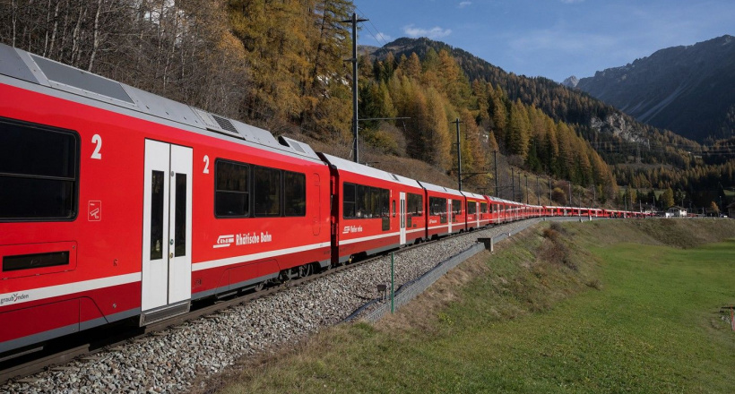 Thụy Sĩ lập kỷ lục về đoàn tàu dài nhất thế giới